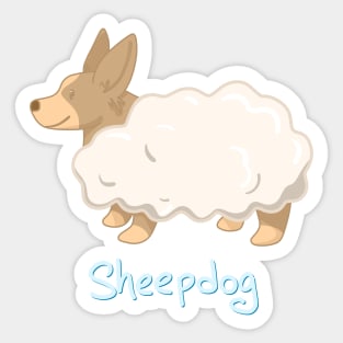 Sheepdog (Sheep. Dog.) Sticker